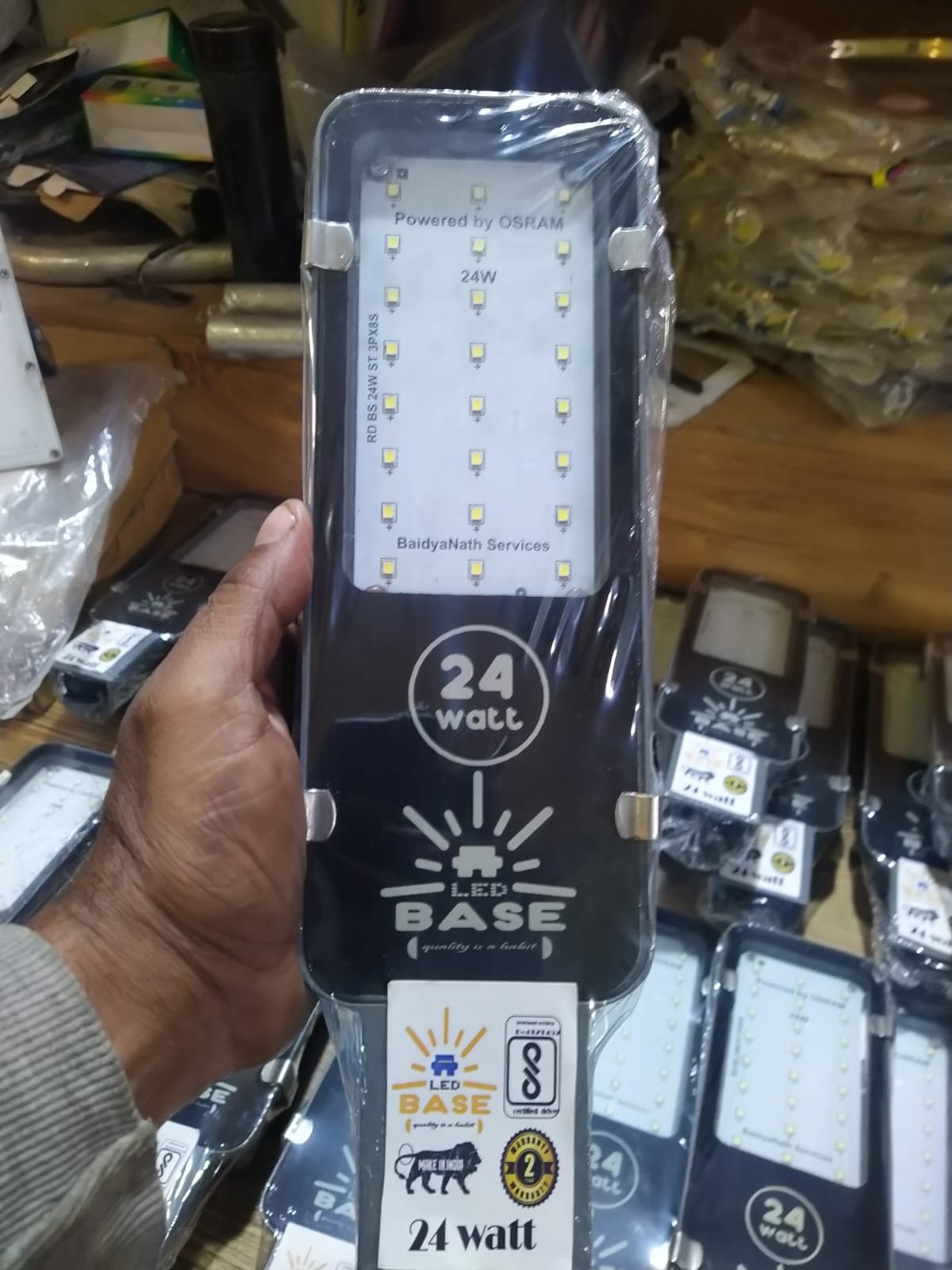 BaseLED 24W Street Light – OSRAM Chip Powered | Waterproof