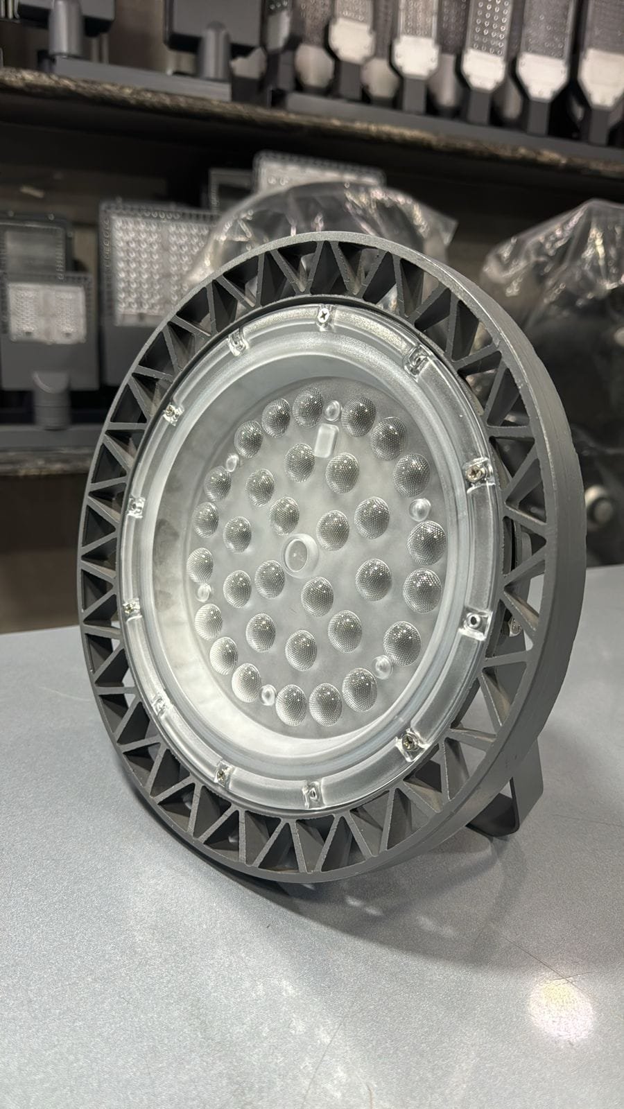 BaseLED 50W Round LED Flood Light – OSRAM Powered | Compact Outdoor Focus Light | IP66